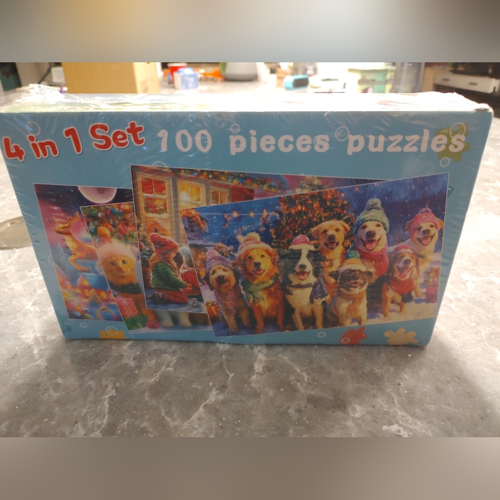 Puzzle Set 4 in one New